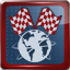 On-Line chequered flag