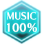 MUSICモード 100%