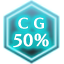 CGモード 50%