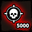 5,000 zombies