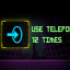 Use teleport 12 times